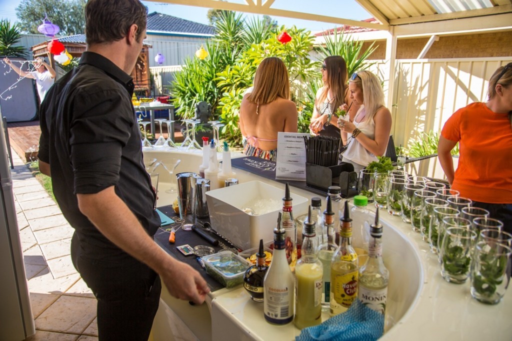 hire cocktail bartender Perth